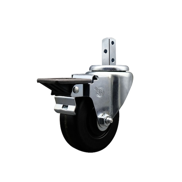 3.5'' Phenolic Wheel Swivel 7/8'' Square Stem Caster with Brake